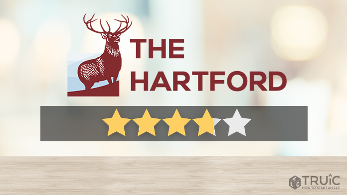 The Hartford logo with a star rating of 3.75/5
