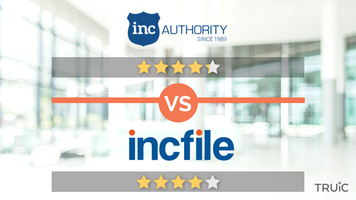 Incfile VS Inc Authority Review Image.