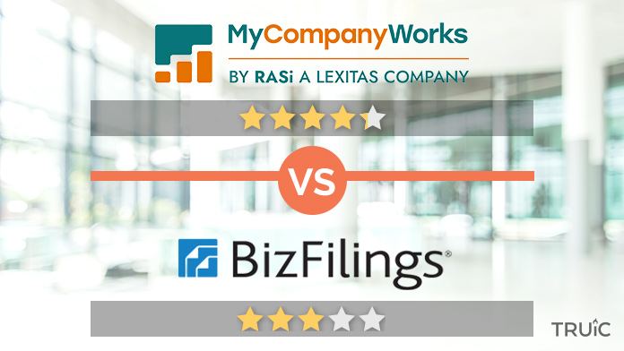 MyCompanyWorks vs. BizFilings Review Image