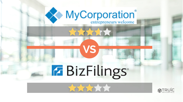 MyCorporation vs BizFilings Review Image