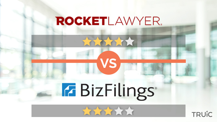 Rocket Lawyer vs BizFilings Review Image